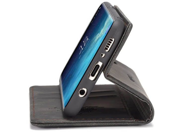 CaseMe Samsung Galaxy S8 Wallet Kickstand Magnetic Flip Leather Case