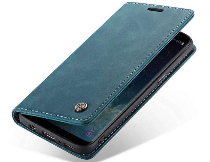 CaseMe Samsung Galaxy S8 Wallet Kickstand Magnetic Flip Leather Case