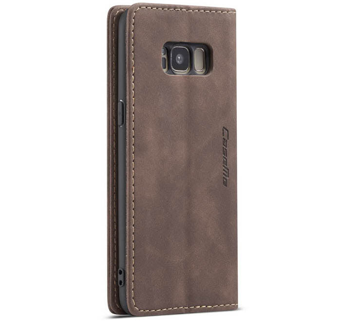 CaseMe Samsung Galaxy S8 Wallet Kickstand Magnetic Flip Leather Case