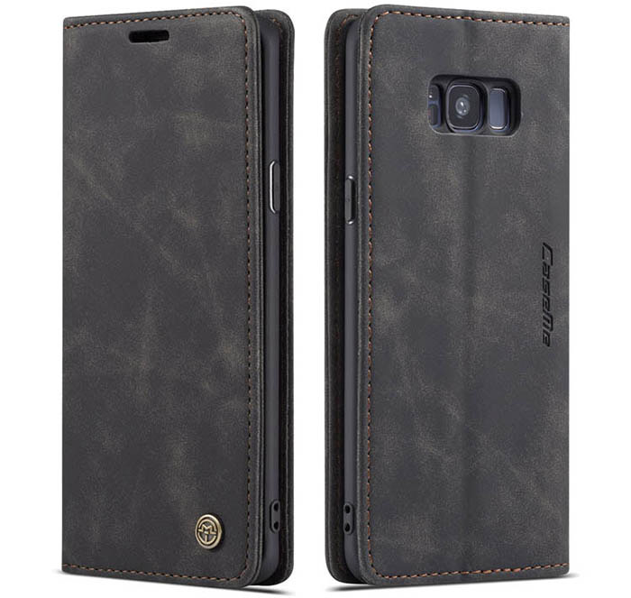 CaseMe Samsung Galaxy S8 Plus Wallet Kickstand Magnetic Flip Leather Case