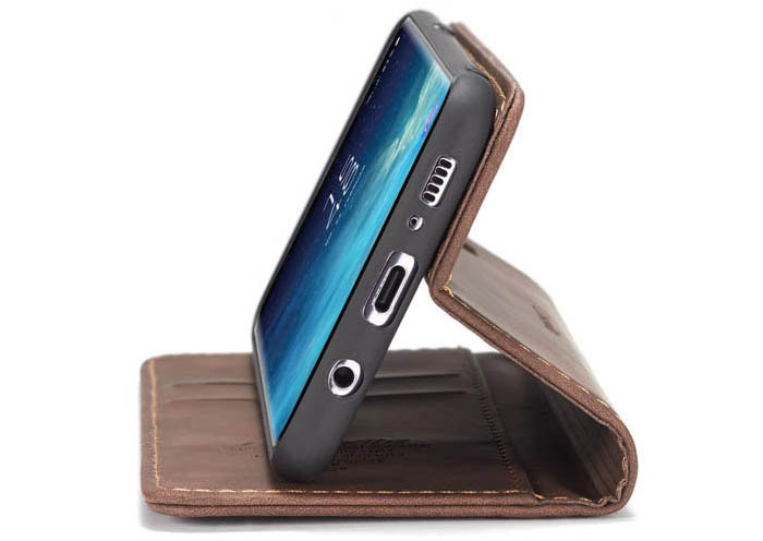 CaseMe Samsung Galaxy S8 Plus Wallet Kickstand Magnetic Flip Leather Case