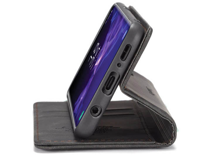 CaseMe Samsung Galaxy S9 Wallet Kickstand Magnetic Flip Leather Case