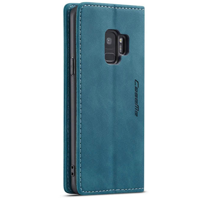 CaseMe Samsung Galaxy S9 Wallet Kickstand Magnetic Flip Leather Case