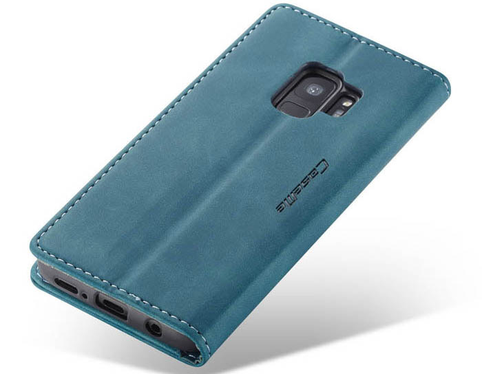 CaseMe Samsung Galaxy S9 Wallet Kickstand Magnetic Flip Leather Case