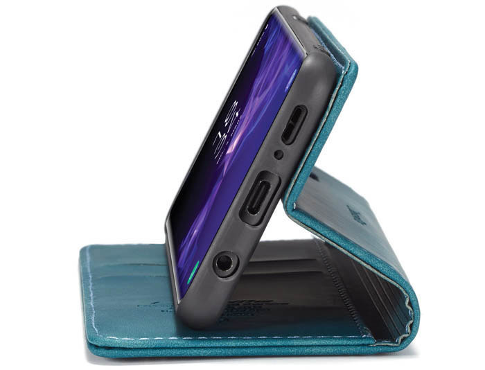 CaseMe Samsung Galaxy S9 Wallet Kickstand Magnetic Flip Leather Case