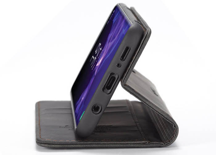 CaseMe Samsung Galaxy S9 Plus Wallet Kickstand Magnetic Flip Leather Case