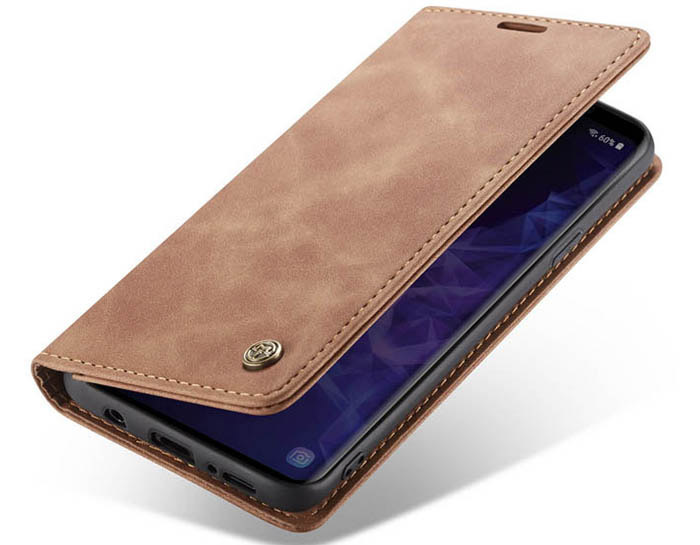 CaseMe Samsung Galaxy S9 Plus Wallet Kickstand Magnetic Flip Leather Case