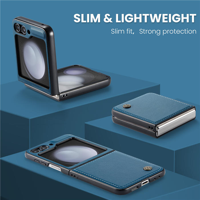 CaseMe Samsung Galaxy Z Flip5 Litchi skin PU Leather Case