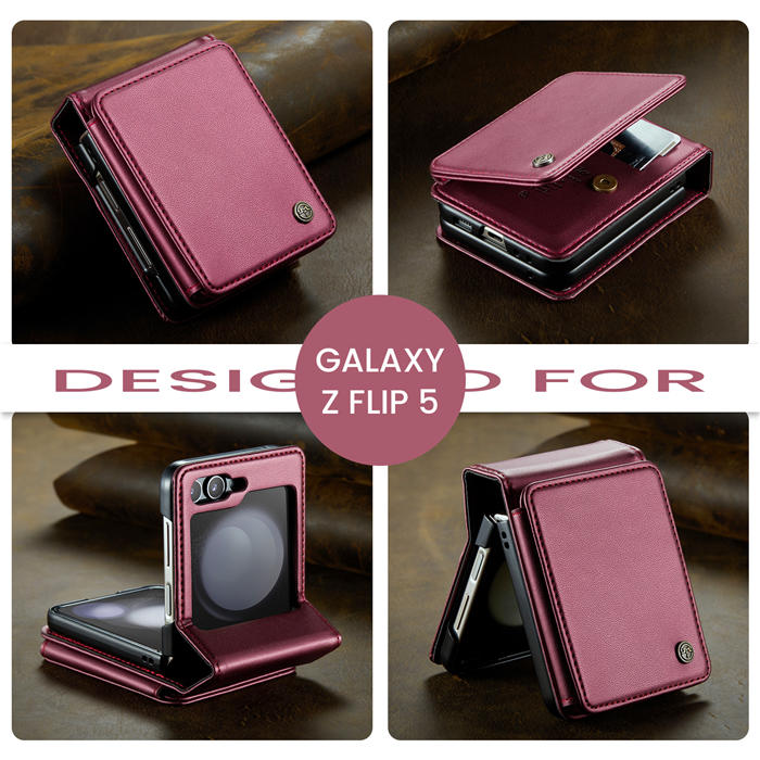 CaseMe Samsung Galaxy Z Flip5 RFID Blocking Card Holder Case