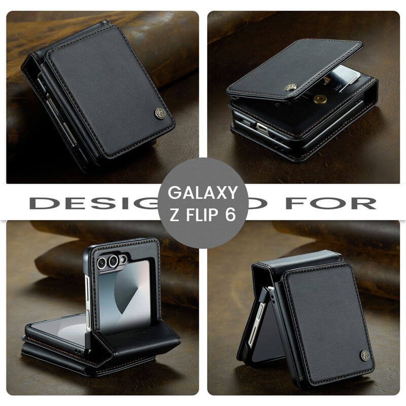 CaseMe Samsung Galaxy Z Flip7 FE RFID Blocking Card Holder Case