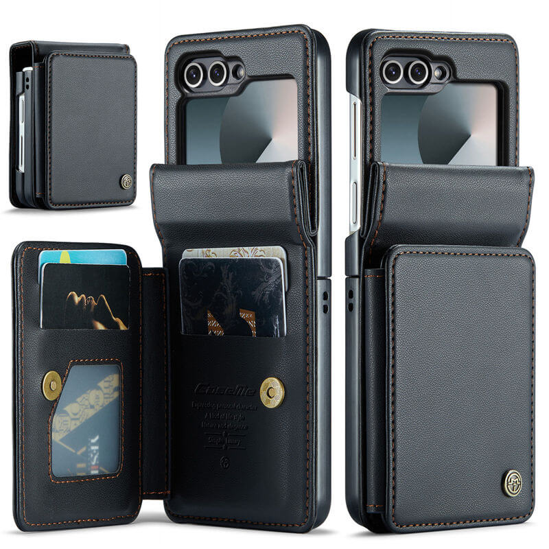 CaseMe Samsung Galaxy Z Flip7 FE RFID Blocking Card Holder Case