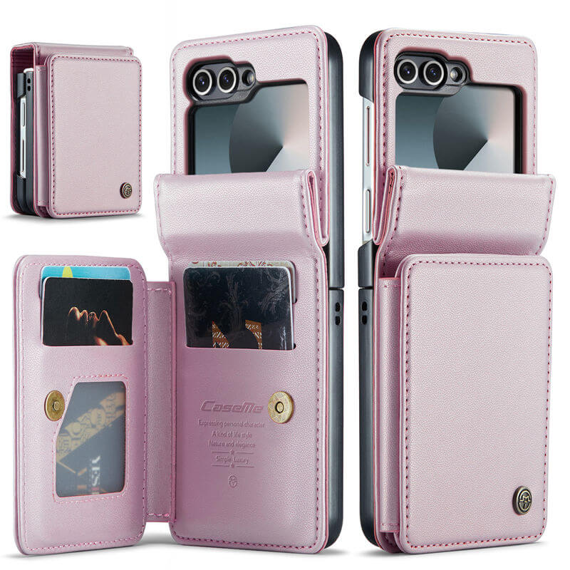 CaseMe Samsung Galaxy Z Flip7 FE RFID Blocking Card Holder Case