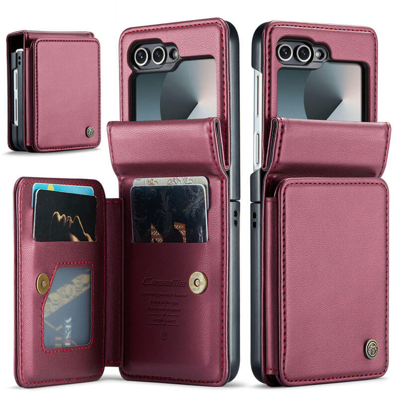 CaseMe Samsung Galaxy Z Flip7 FE RFID Blocking Card Holder Case