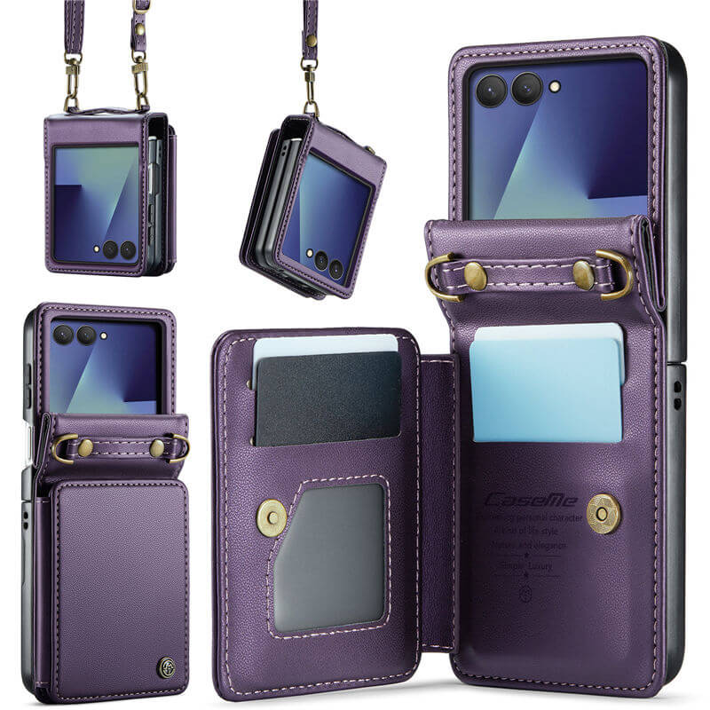 CaseMe Samsung Galaxy Z Flip8 RFID Blocking Card Holder Case