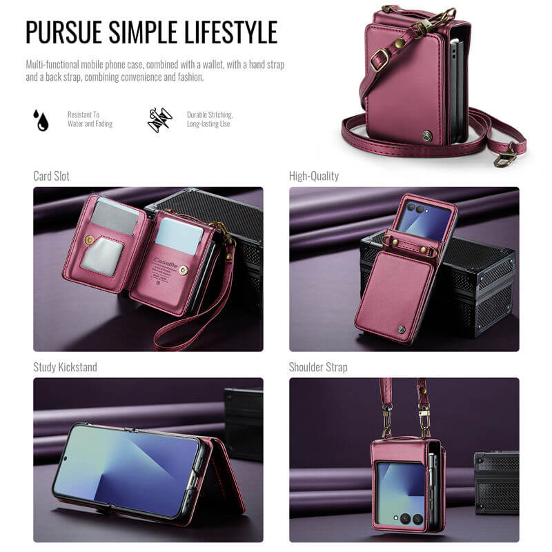 CaseMe Samsung Galaxy Z Flip8 RFID Blocking Card Holder Case