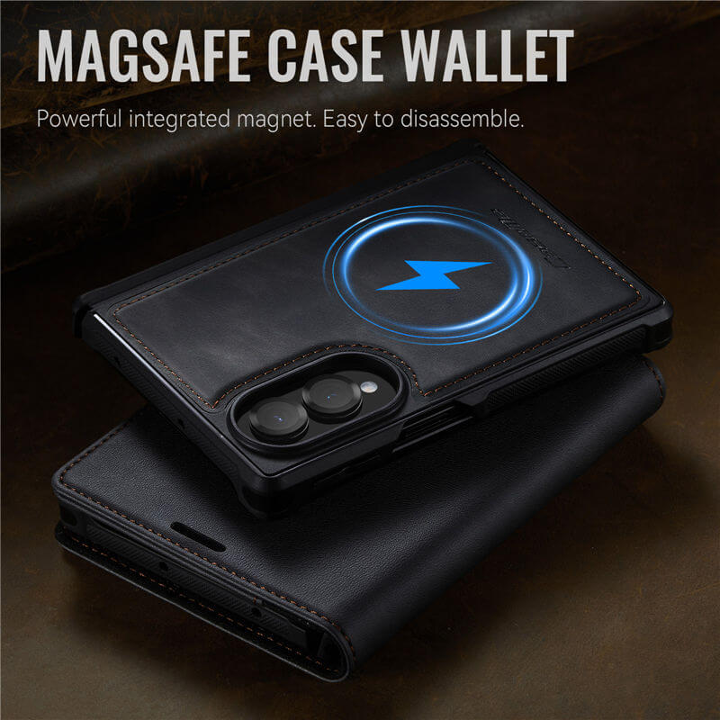 CaseMe Samsung Galaxy Z Fold8 2-in-1 Magnetic Wallet Case