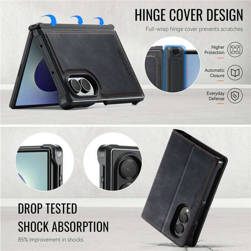 CaseMe Samsung Galaxy Z Fold8 2-in-1 Magnetic Wallet Case