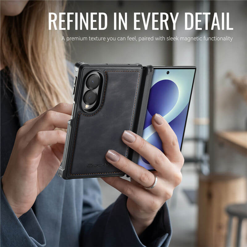 CaseMe Samsung Galaxy Z Fold8 2-in-1 Magnetic Wallet Case