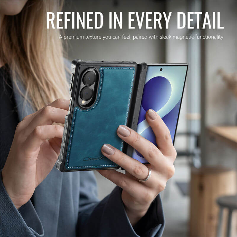 CaseMe Samsung Galaxy Z Fold8 2-in-1 Magnetic Wallet Case