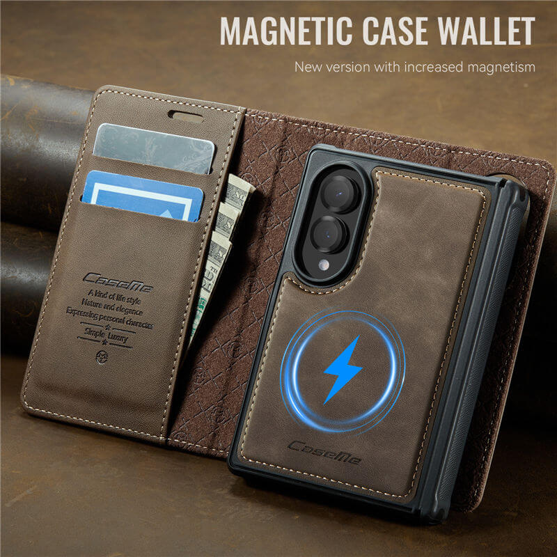 CaseMe Samsung Galaxy Z Fold8 2-in-1 Magnetic Wallet Case