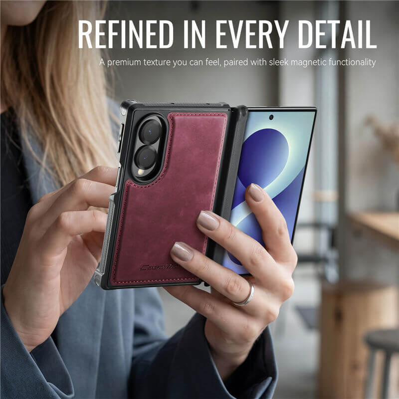 CaseMe Samsung Galaxy Z Fold8 2-in-1 Magnetic Wallet Case
