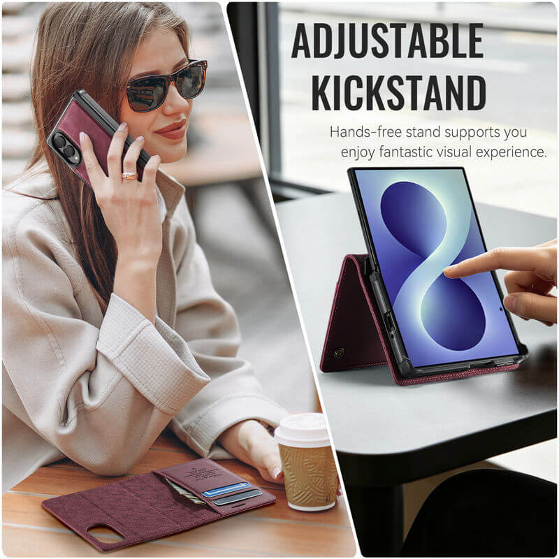 CaseMe Samsung Galaxy Z Fold8 2-in-1 Magnetic Wallet Case
