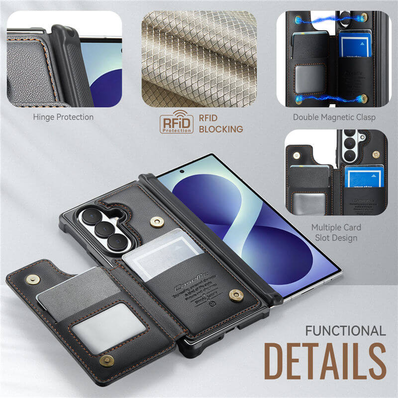 CaseMe Samsung Galaxy Z Fold8 Ultra RFID Blocking Card Holder Case