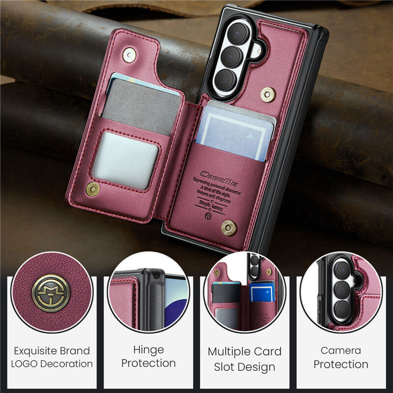 CaseMe Samsung Galaxy Z Fold8 Ultra RFID Blocking Card Holder Case