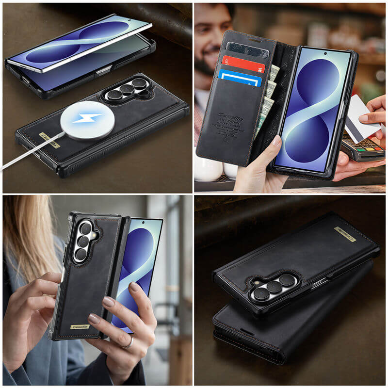 CaseMe Samsung Galaxy Z Fold8 Ultra 2-in-1 Magnetic Wallet Case