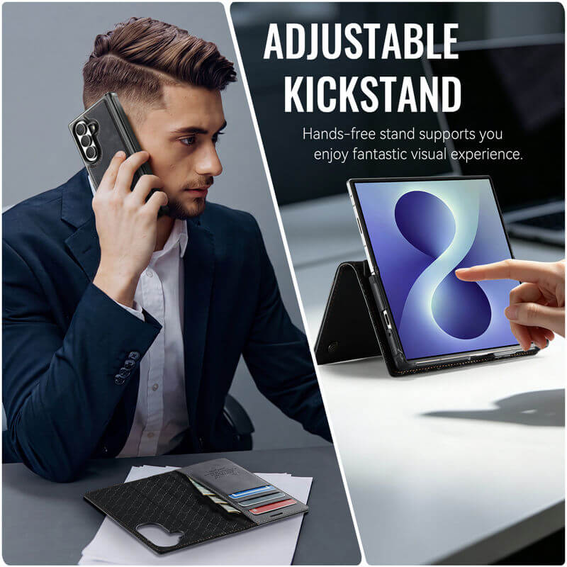 CaseMe Samsung Galaxy Z Fold8 Ultra 2-in-1 Magnetic Wallet Case