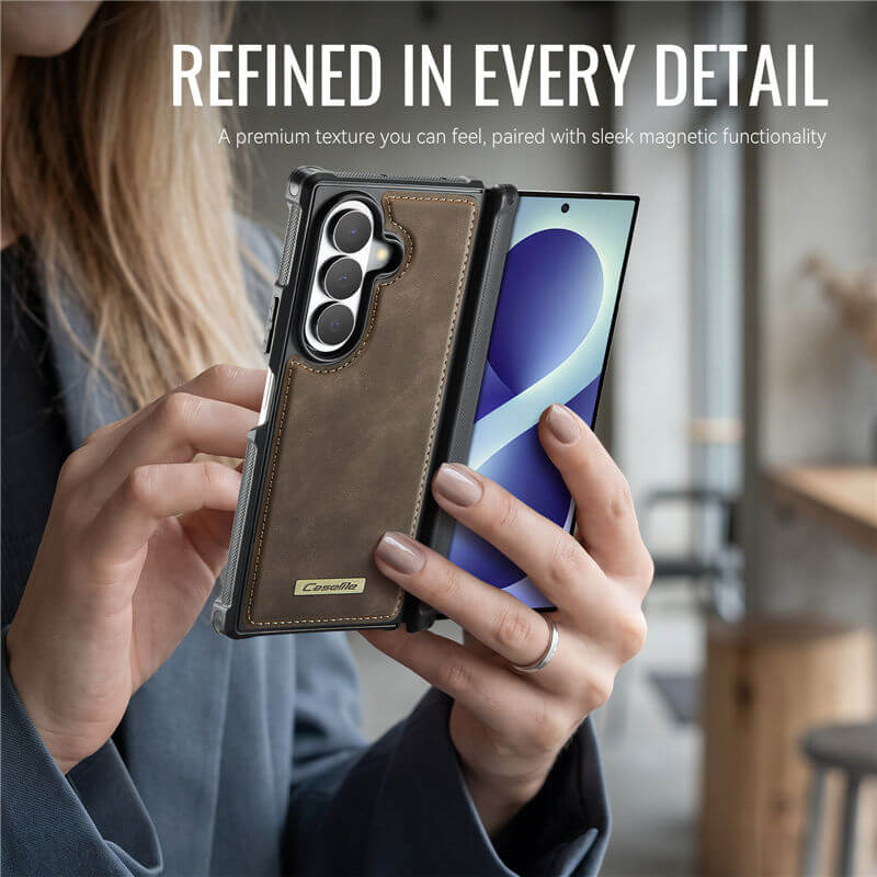 CaseMe Samsung Galaxy Z Fold8 Ultra 2-in-1 Magnetic Wallet Case