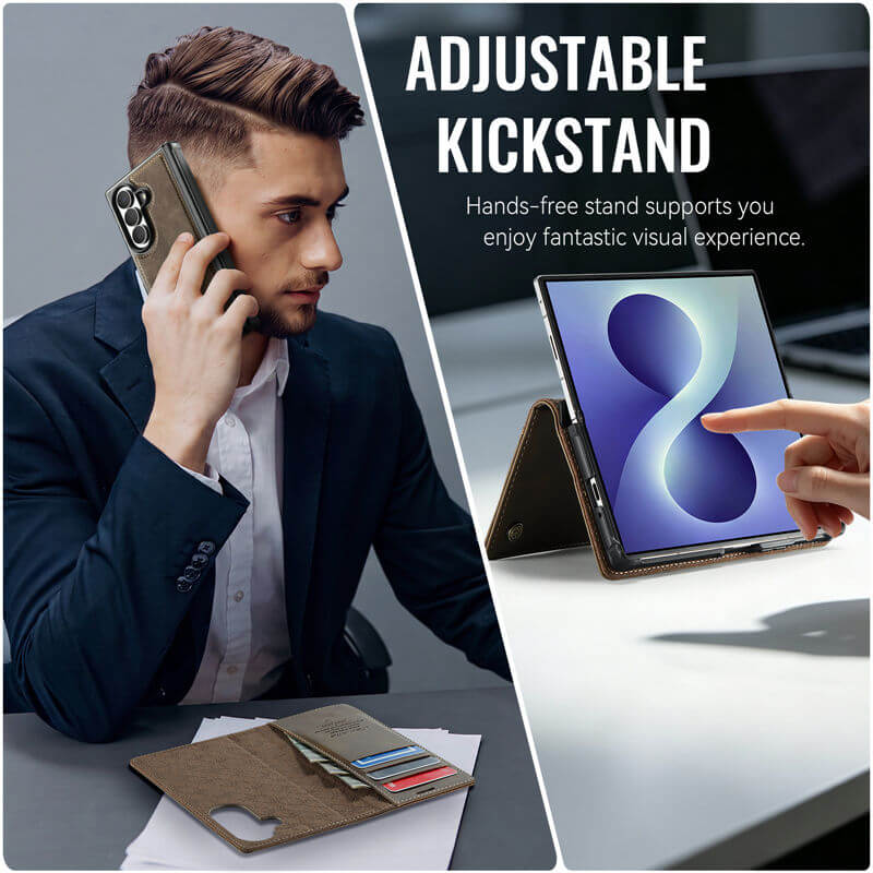 CaseMe Samsung Galaxy Z Fold8 Ultra 2-in-1 Magnetic Wallet Case