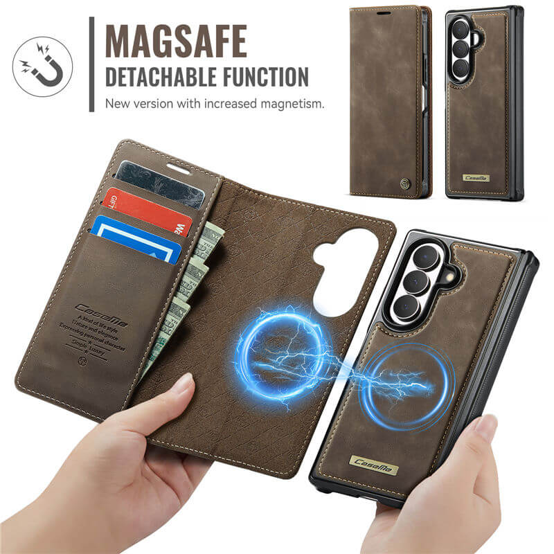 CaseMe Samsung Galaxy Z Fold8 Ultra 2-in-1 Magnetic Wallet Case