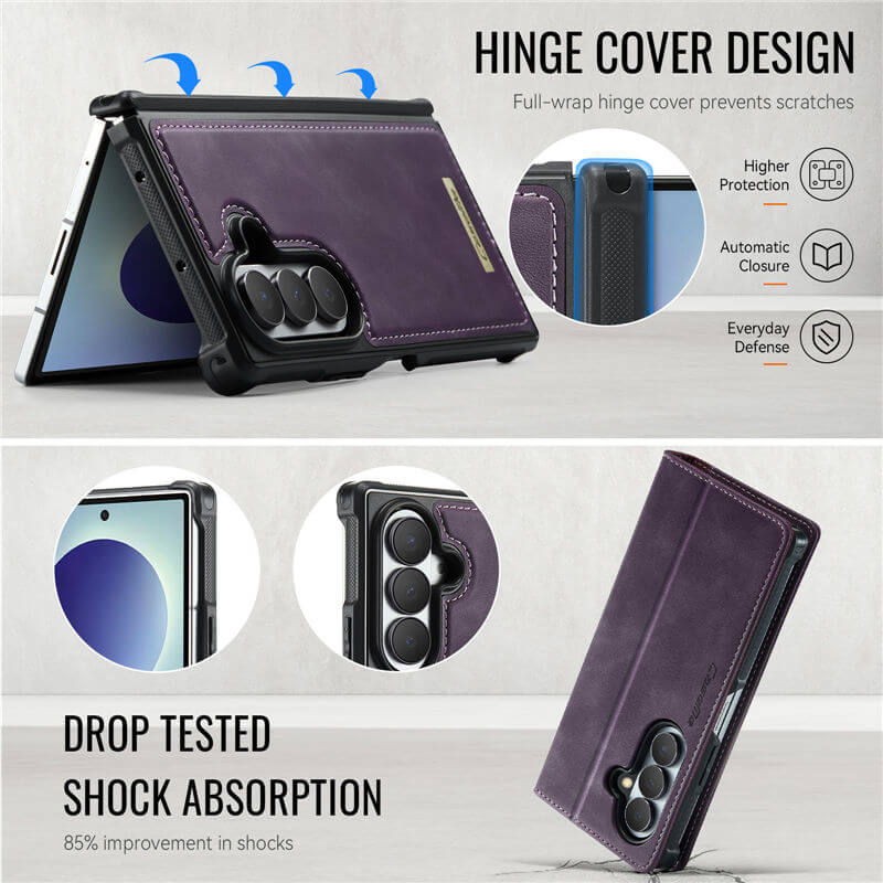 CaseMe Samsung Galaxy Z Fold8 Ultra 2-in-1 Magnetic Wallet Case