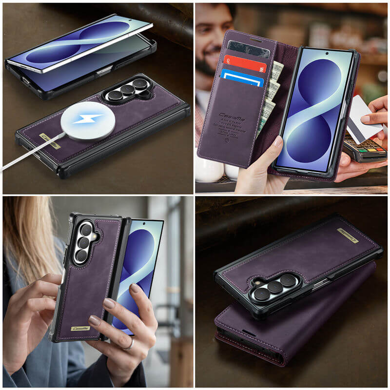 CaseMe Samsung Galaxy Z Fold8 Ultra 2-in-1 Magnetic Wallet Case