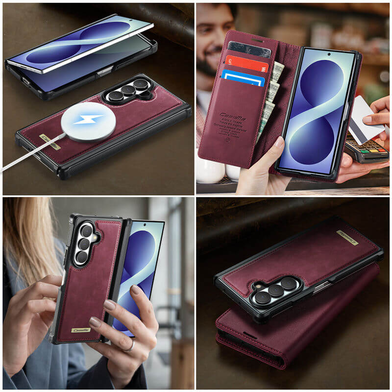 CaseMe Samsung Galaxy Z Fold8 Ultra 2-in-1 Magnetic Wallet Case