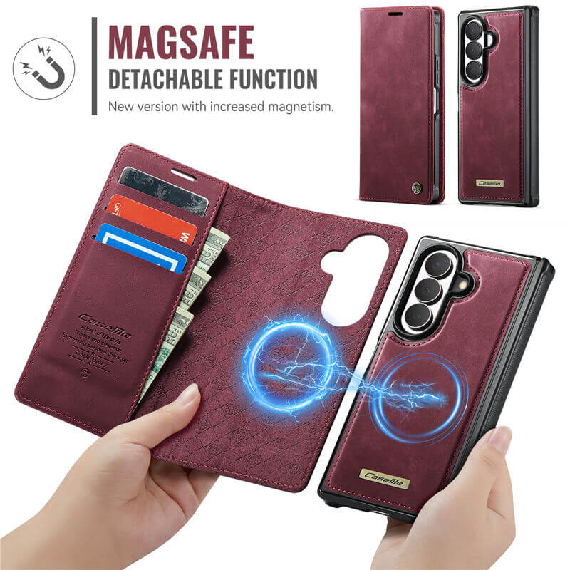 CaseMe Samsung Galaxy Z Fold8 Ultra 2-in-1 Magnetic Wallet Case