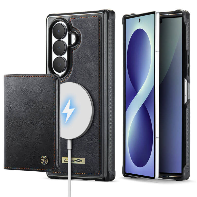 CaseMe Samsung Galaxy Z Fold8 Ultra Detachable Magnetic Wallet Case