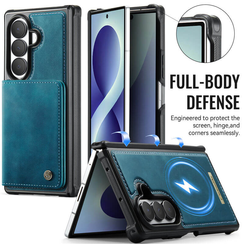 CaseMe Samsung Galaxy Z Fold8 Ultra Detachable Magnetic Wallet Case
