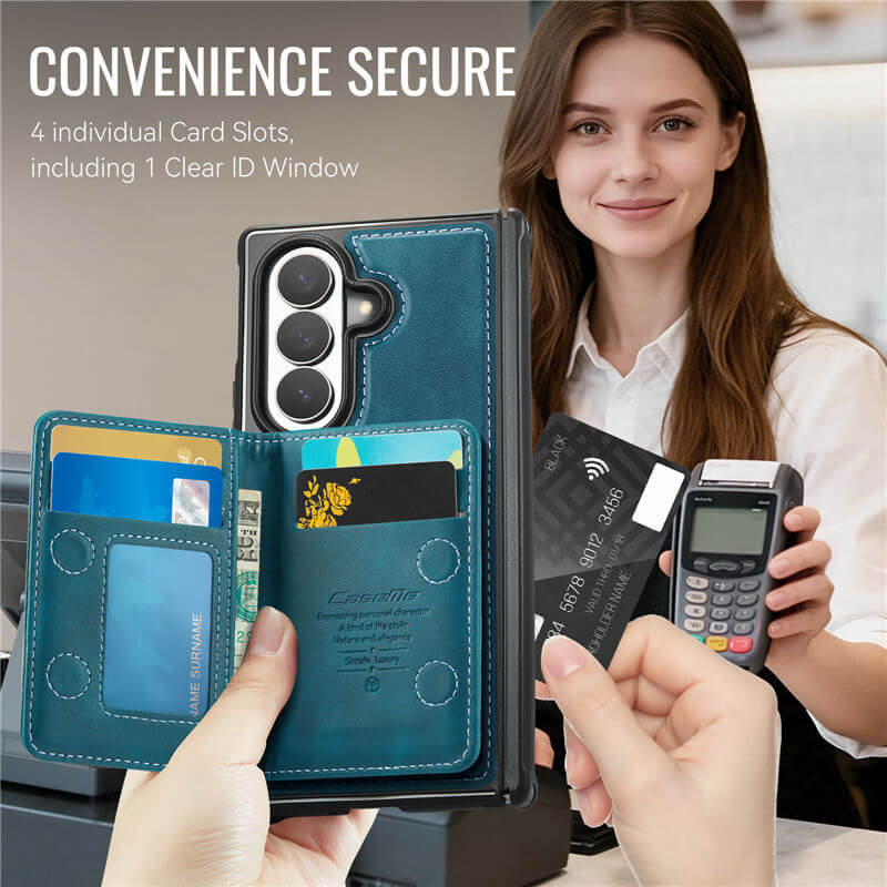 CaseMe Samsung Galaxy Z Fold8 Ultra Detachable Magnetic Wallet Case