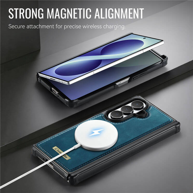 CaseMe Samsung Galaxy Z Fold8 Ultra Detachable Magnetic Wallet Case