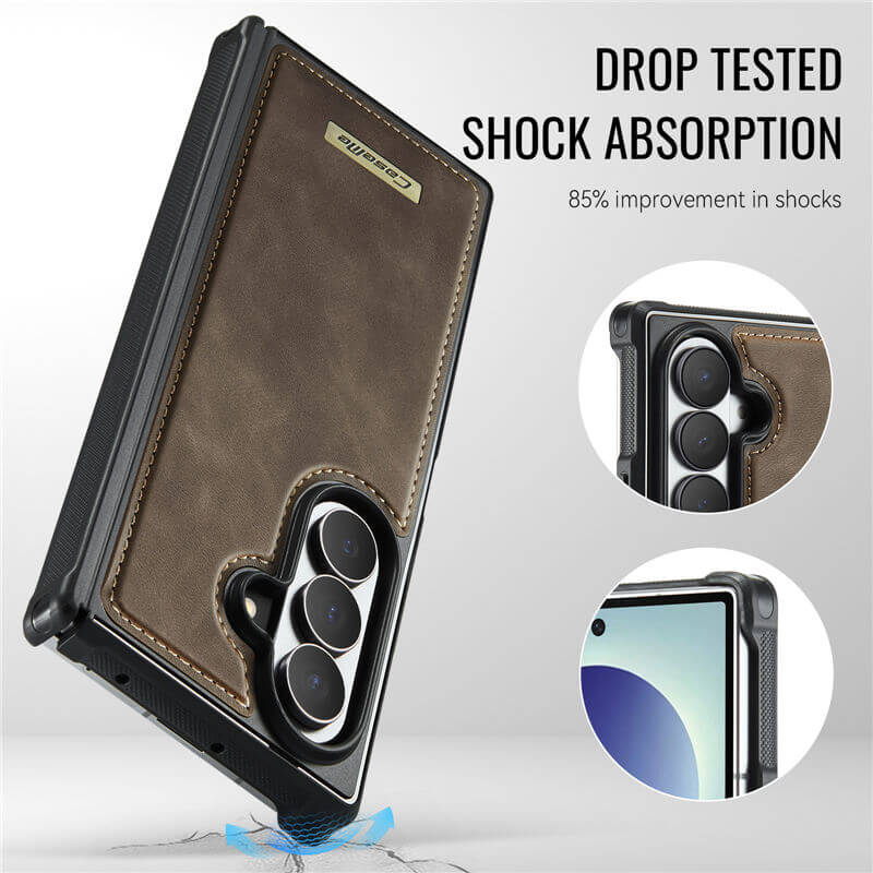 CaseMe Samsung Galaxy Z Fold8 Ultra Detachable Magnetic Wallet Case