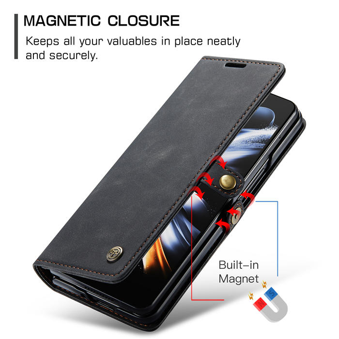 CaseMe Samsung Galaxy Z Fold4 Wallet Kickstand Magnetic Flip Case
