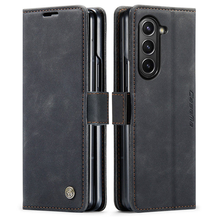 CaseMe Samsung Galaxy Z Fold 5 Wallet Suede Leather Case