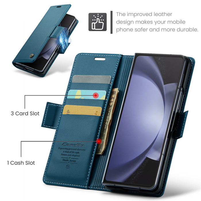 CaseMe Samsung Galaxy Z Fold 5 Wallet RFID Blocking Case