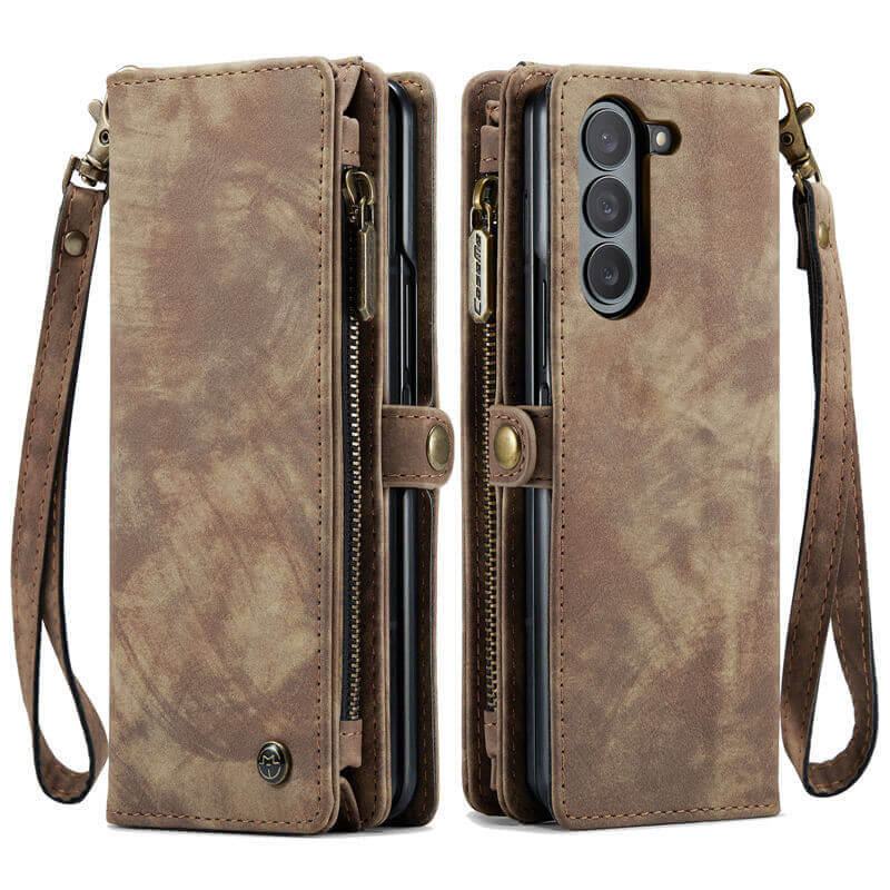 CaseMe Samsung Galaxy Z Fold7 Wallet Case with Wrist Strap
