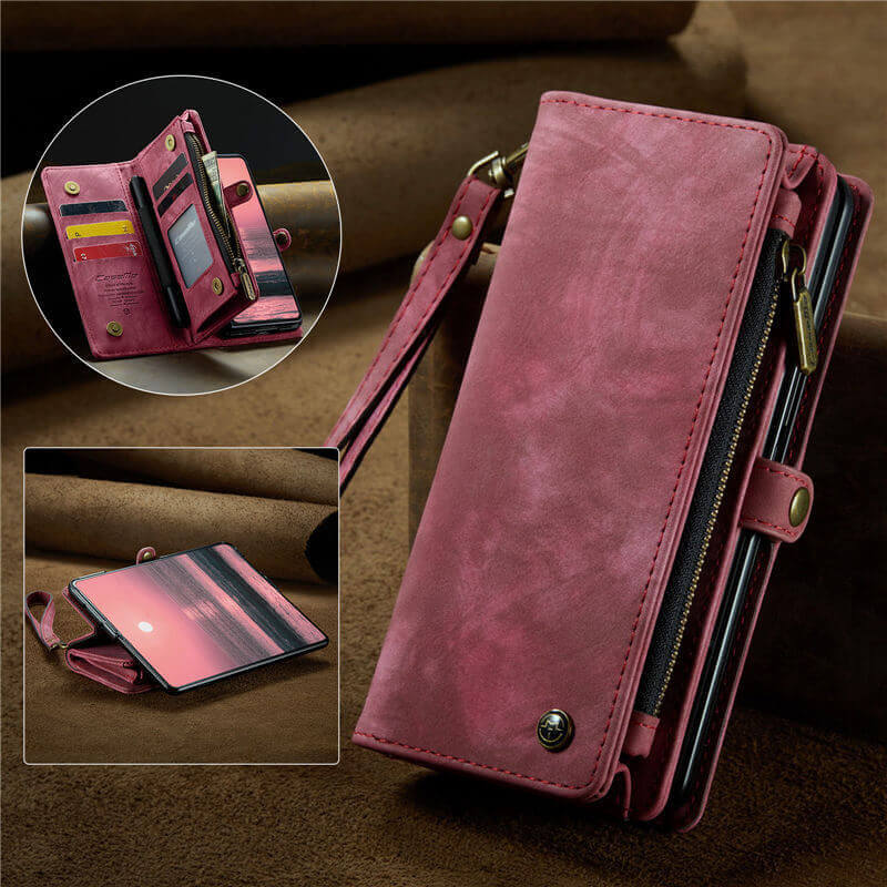 CaseMe Samsung Galaxy Z Fold7 Wallet Case with Wrist Strap
