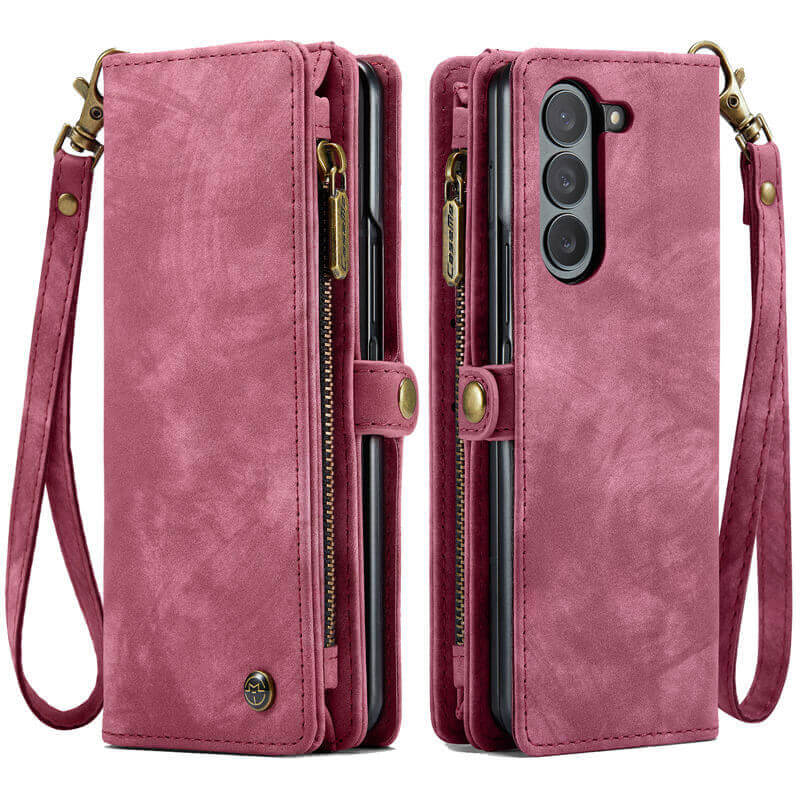 CaseMe Samsung Galaxy Z Fold7 Wallet Case with Wrist Strap