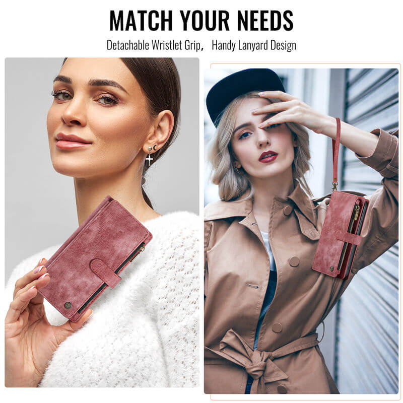 CaseMe Samsung Galaxy Z Fold7 Wallet Case with Wrist Strap