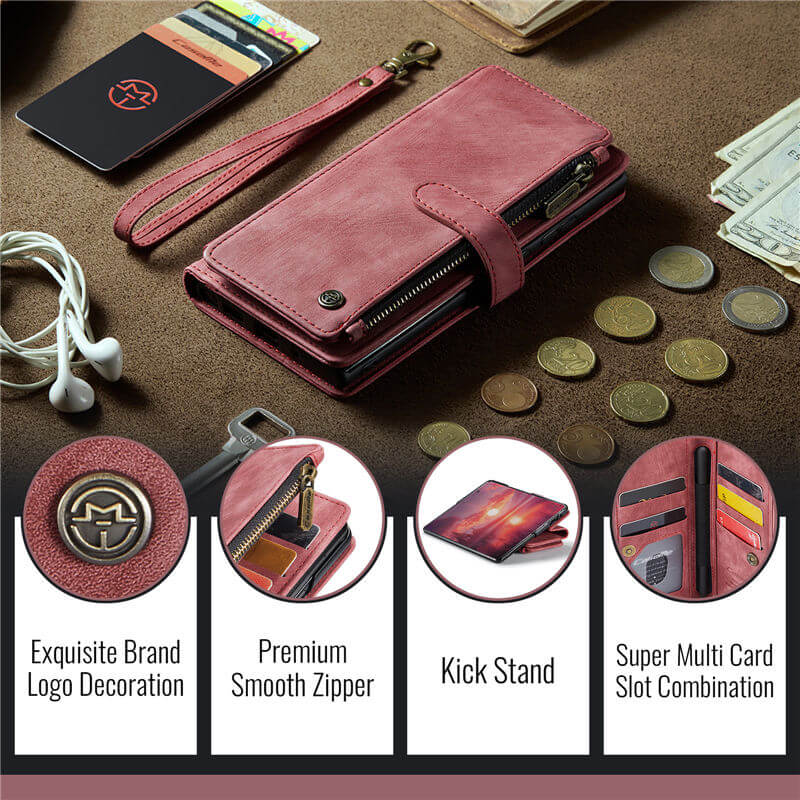 CaseMe Samsung Galaxy Z Fold7 Wallet Case with Wrist Strap